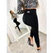 Legginsy modelujące / BODY SHAPE / BLACK / Double Push / Wysoki stan /  XS - S - M - L - XL